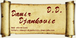 Damir Đanković vizit kartica
